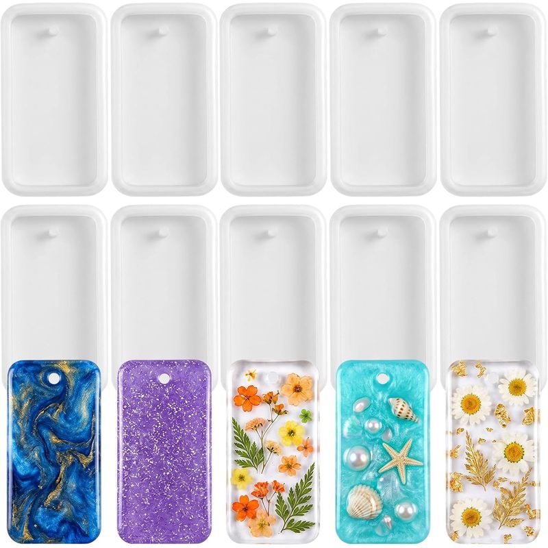 10 Gießformen für Schmuck aus  – Silicone Epoxy Resin Molds Set Bewertung und Preis