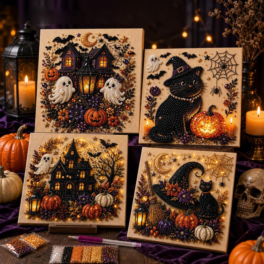 Halloween Geist & Kürbis 3D Pe – Painting Supplies Bewertung und Preis