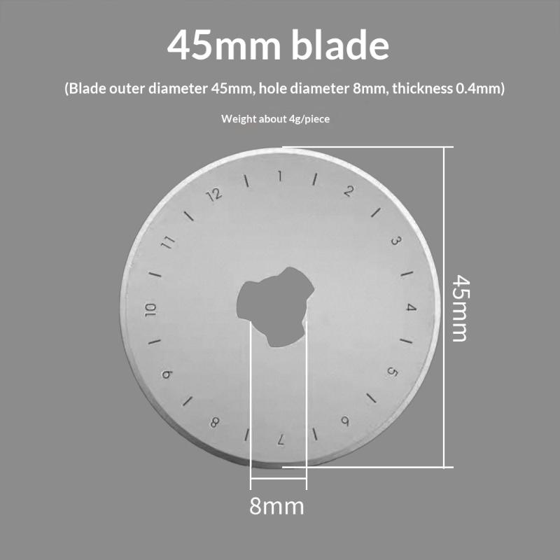 5/10 Stück 45-mm-Rollenschneid – Rotary Cutter For Fabric 45Mm Bewertung und Preis