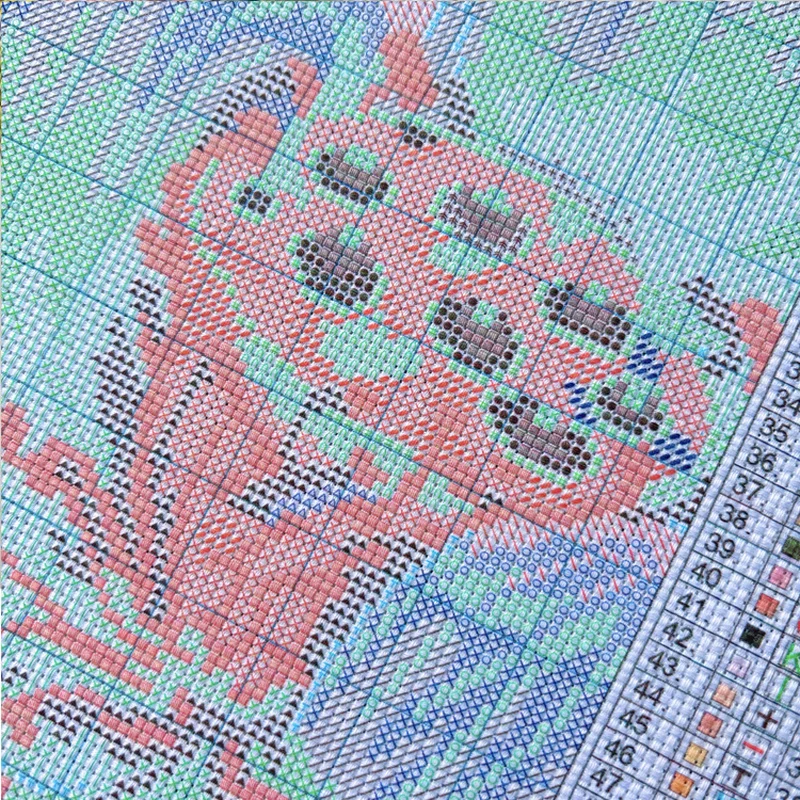 【CC2937 Frühlingsgarten】 Anfän – Cross Stitch Stamped Kits Beginners Bewertung und Preis