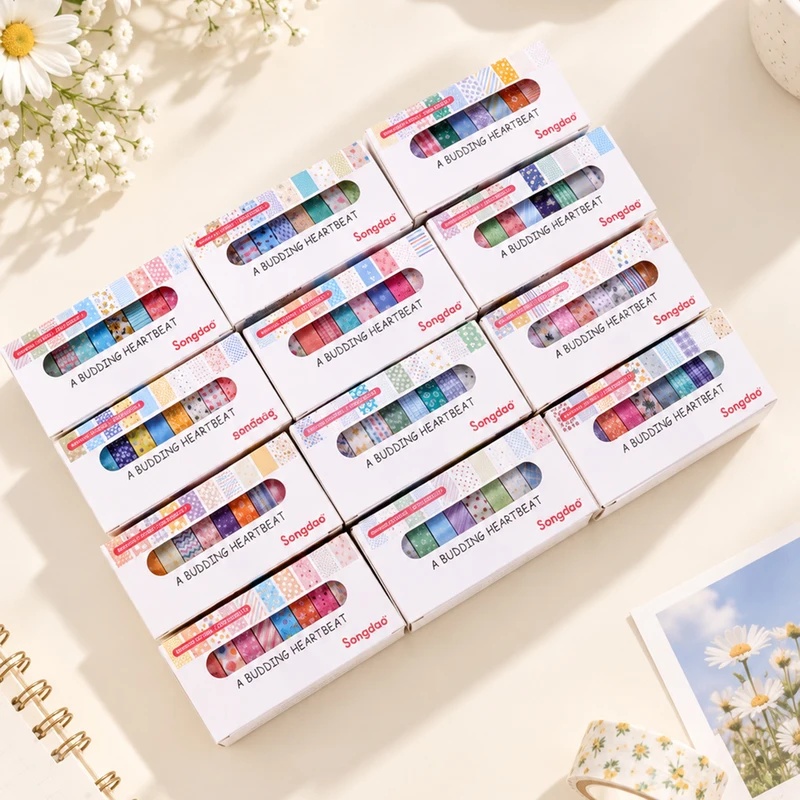 10 Rollen Pastellfarbenes Wash – Scrapbooking Bewertung und Preis