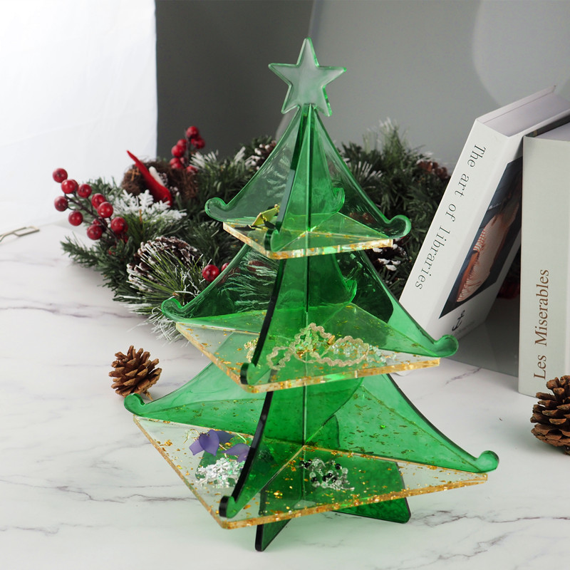 Weihnachten baum schneeflocke  – Silicone Epoxy Resin Molds Set Bewertung und Preis