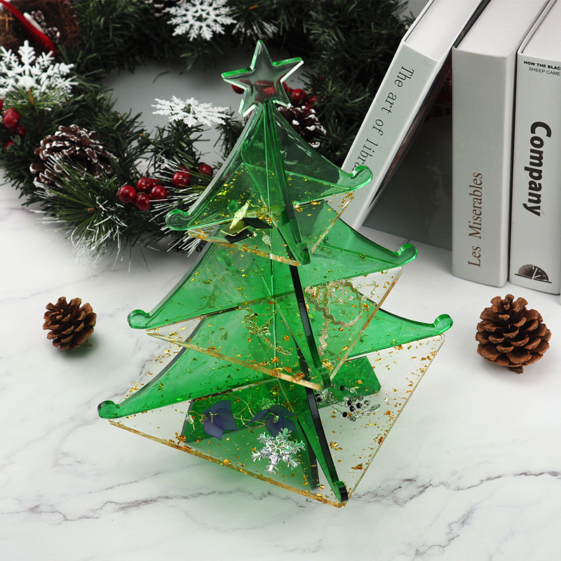 Weihnachten baum schneeflocke  – Silicone Epoxy Resin Molds Set Bewertung und Preis
